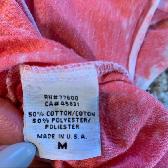 Chaser Pink Anchor Distressed T-Shirt Women’s Size Medium - Picture 11 of 13